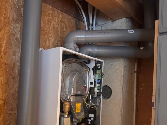 installatiefout rookgasafvoer