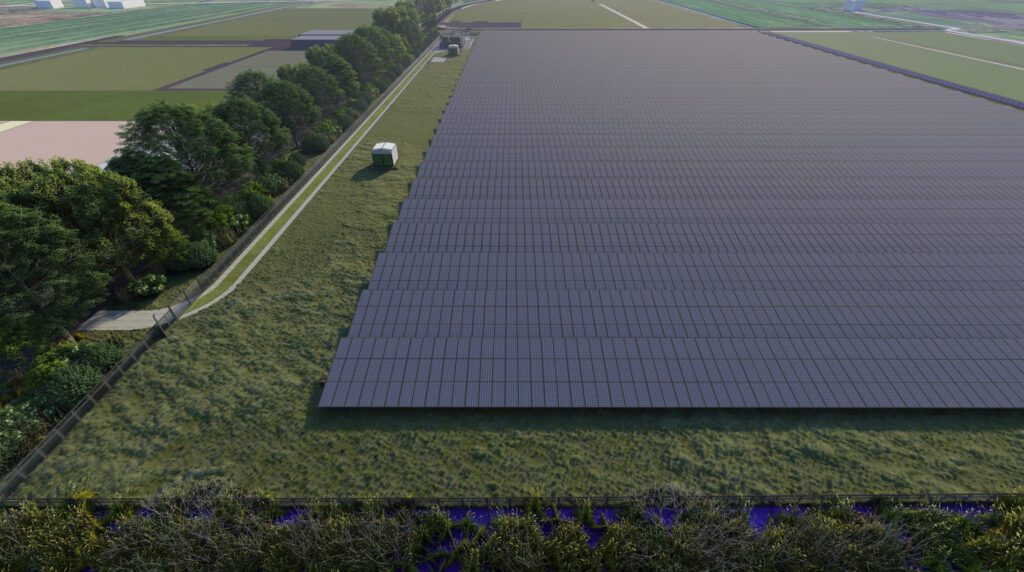 Netbeheerder stuurt zonnepark aan met batterij